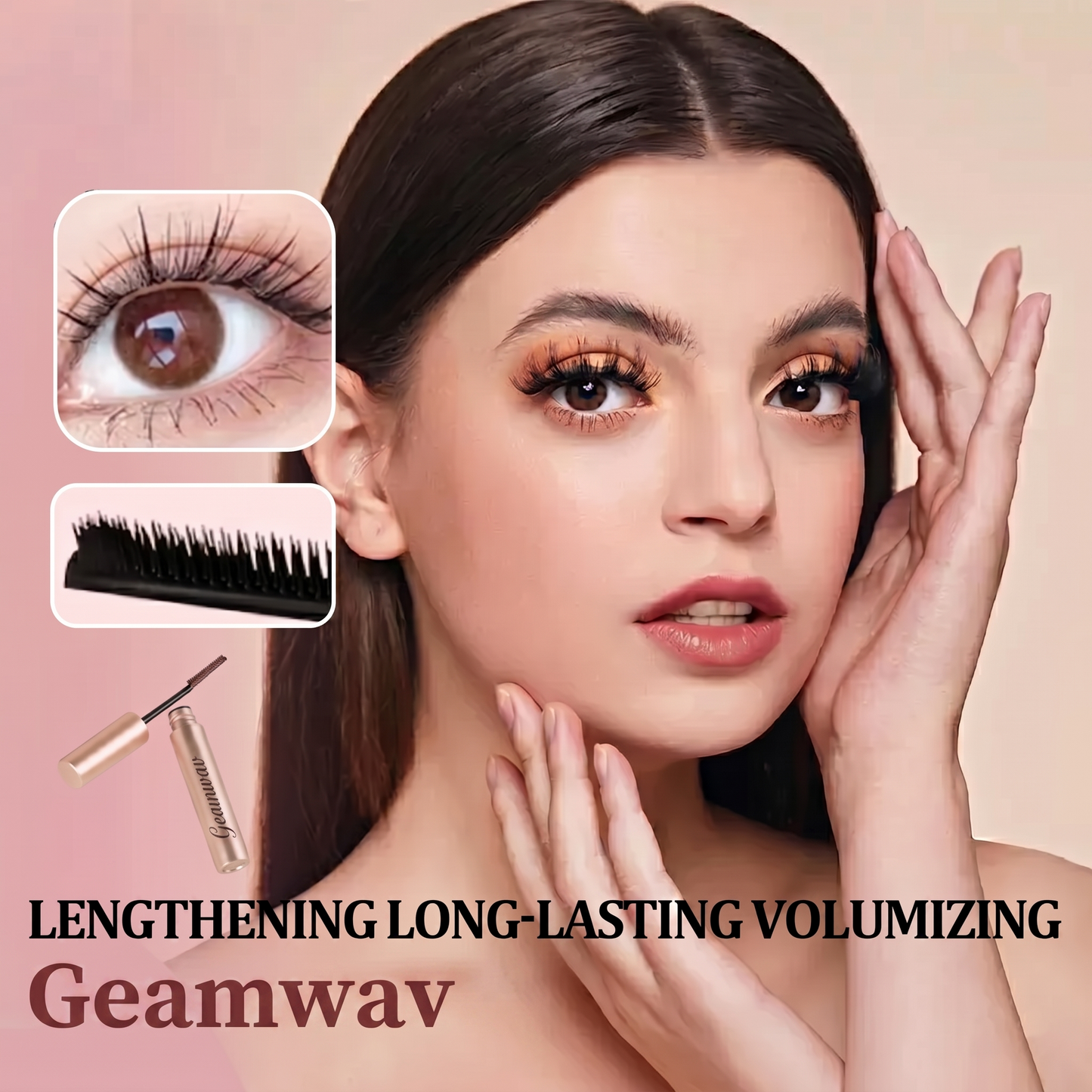Last Day Buy 1 Get 1 Free✨Lengthening & Curling Mascara – Waterproof, Smudge-Proof Lash Booster