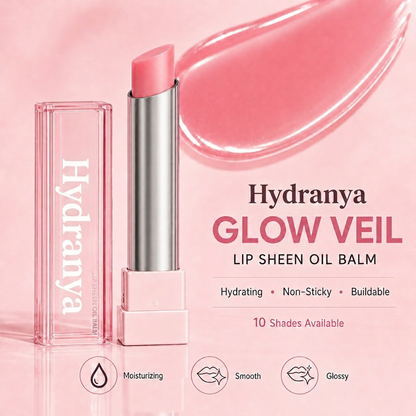 🔥Last Day Buy 1 Get 1 Free|Hydranya GLOW VEIL LIP SHEEN OIL BALM