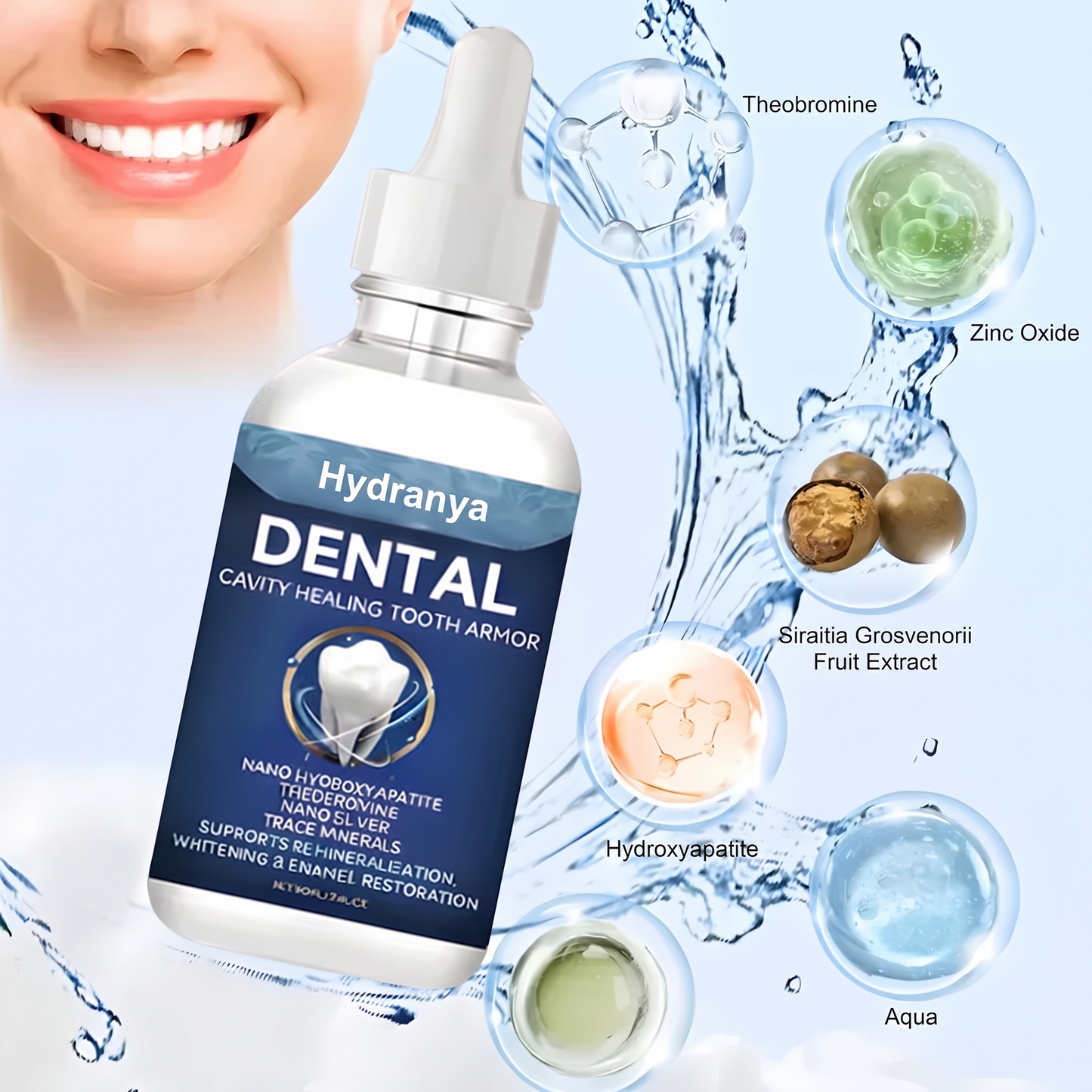 Hydranya™ Advanced Enamel Repair & Whitening Kit (Includes Free LED Mirror)
