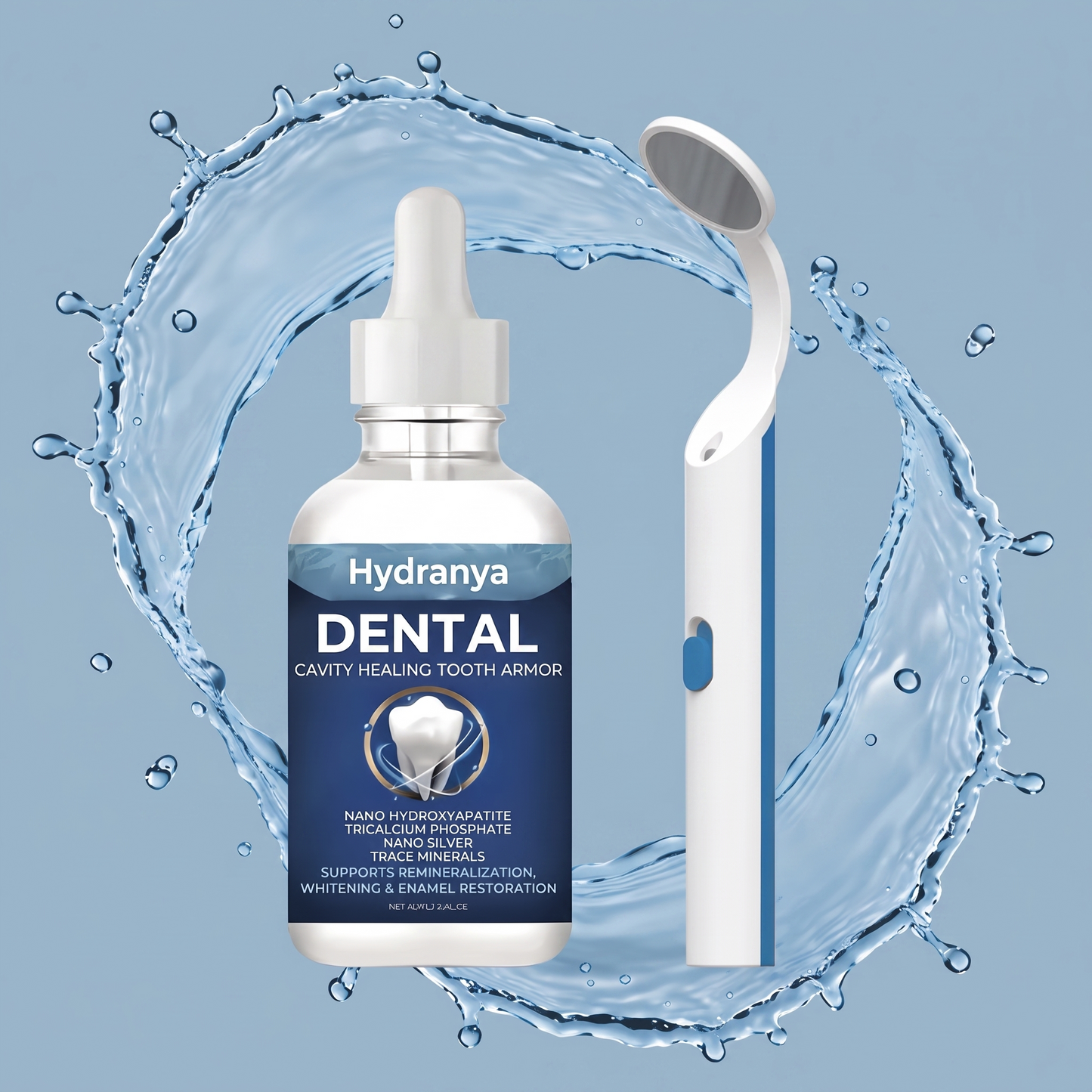 Hydranya™ Advanced Enamel Repair & Whitening Kit (Includes Free LED Mirror)